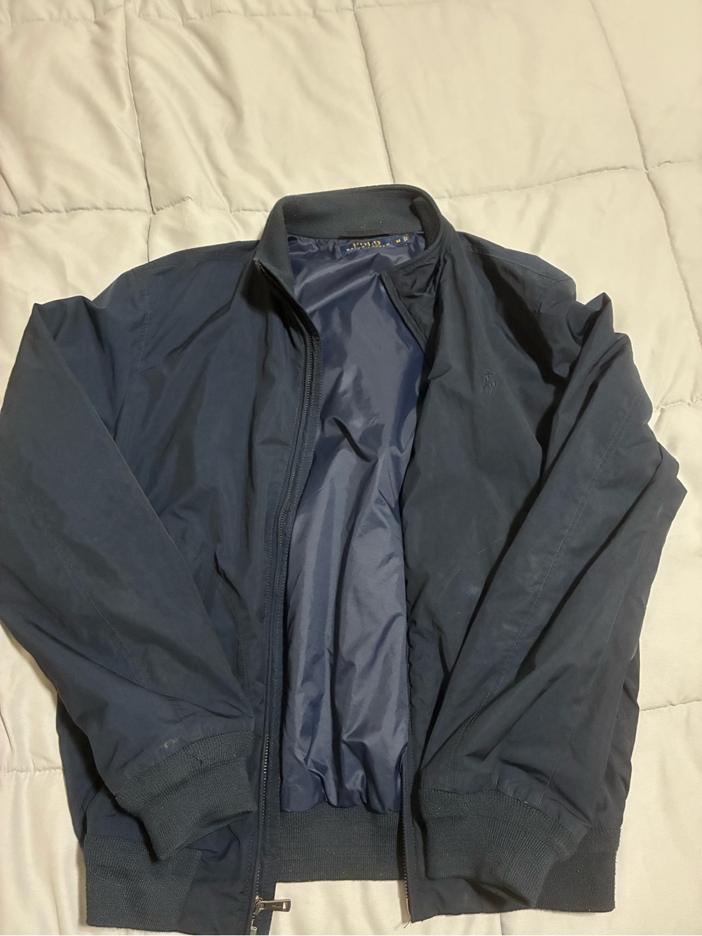 Ralph Lauren Navy Bomber Jacket